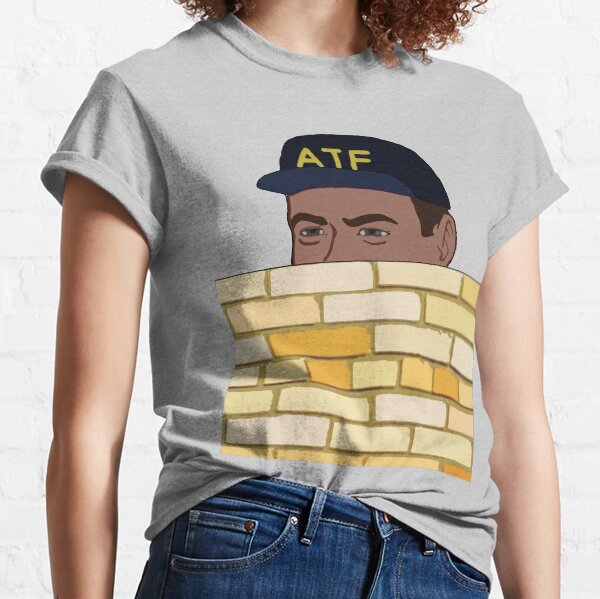 ATF Guy Fence Peeking - Meme, Gun Rights Classic T-Shirt