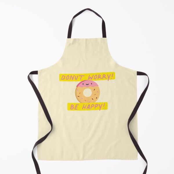 Item preview, Donut Worry Be Happy Pun Motivate designed and sold by sharedipmemes.