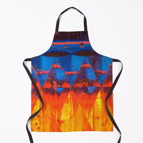Item preview, Abstract Orange and Blue Triangles designed and sold by AestheticNerd15.