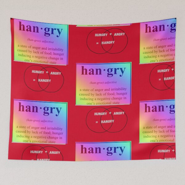Item preview, hangry definition designed and sold by amy greaves.
