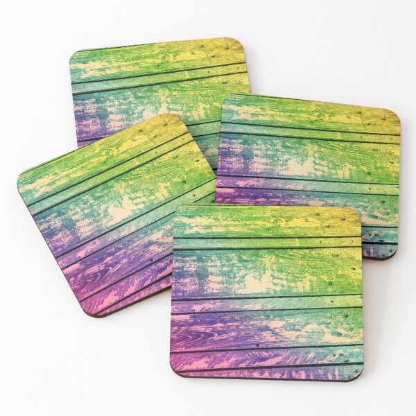 Item preview,  Multicolored wood plank texture design, decoration creation and objects designed and sold by Stéphane  Thirion.