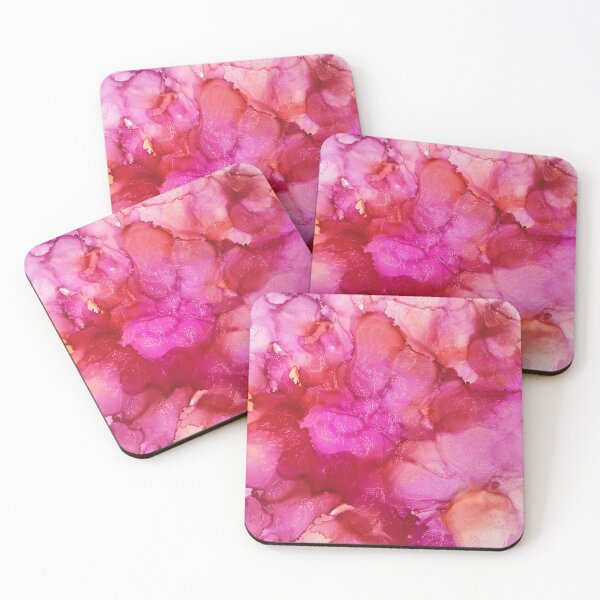 Item preview, Pink Flowers 2 Alcohol Ink designed and sold by Artfully Abstracted.