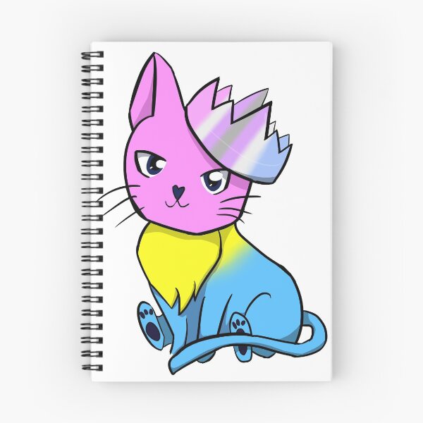 Item preview, Pansexual Intergender Pride Cat designed and sold by LunarDoodles.