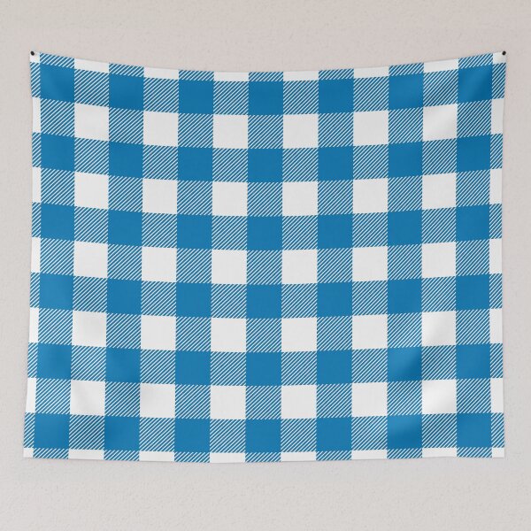 Item preview, Blue and White Buffalo Check designed and sold by beezymurphy.