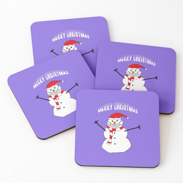 Item preview, Merry Quarantine Christmas Snowman designed and sold by oxoxoxo.