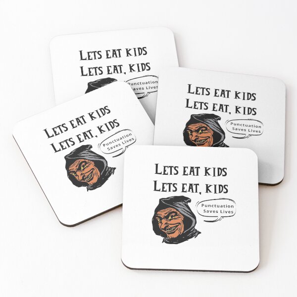 Item preview, Lets Eat Kids Punctuation Saves lives halloween designed and sold by ShopSpot.