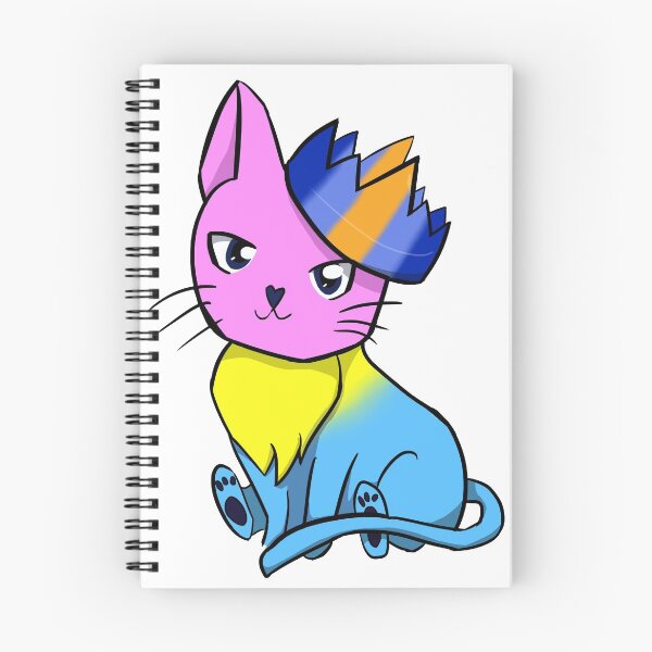 Item preview, Pansexual Multigender Pride Cat designed and sold by LunarDoodles.