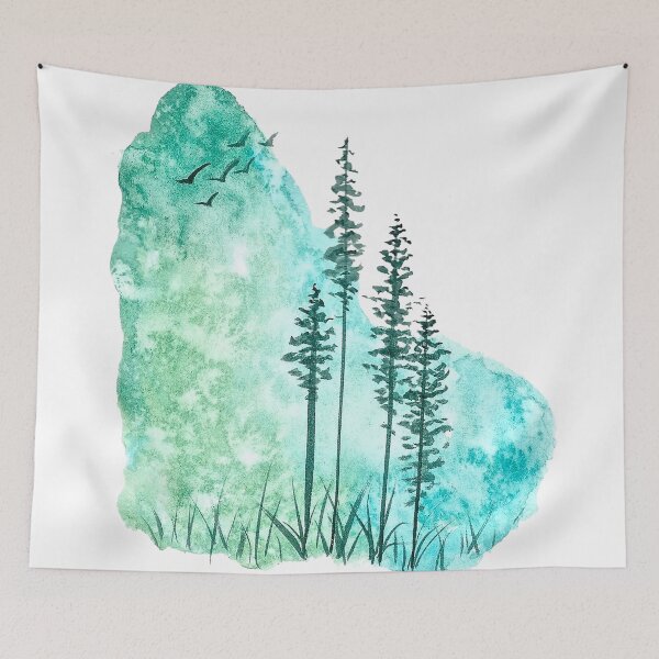 Item preview, Bosque de la acuarela designed and sold by LauraArtworks.