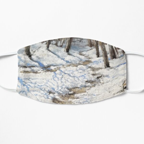 Snowy Path - Fine Art, Painting Mask