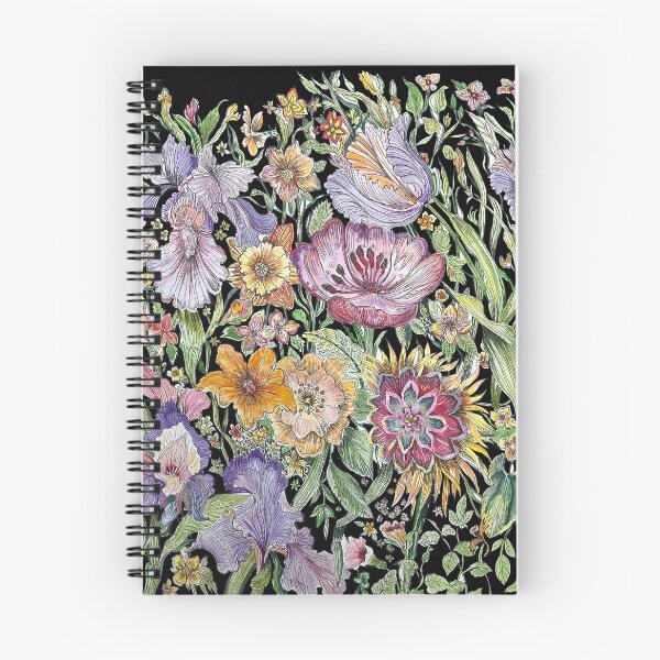 Item preview, Floral on Black designed and sold by fishtower.