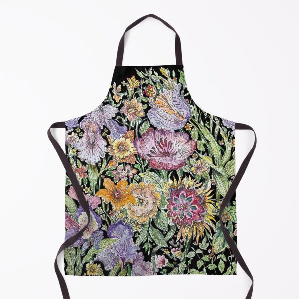 Item preview, Floral on Black designed and sold by fishtower.