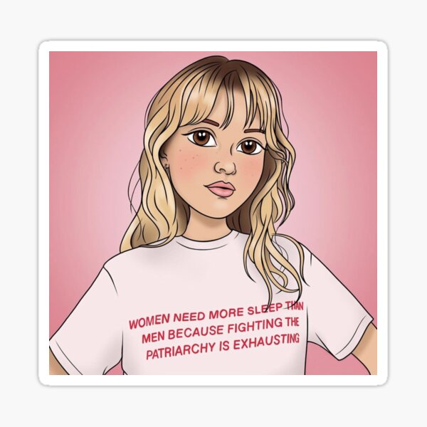 Angèle Dessinée Sticker