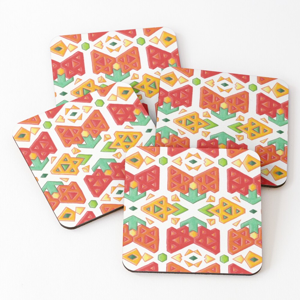 Item preview, Coasters (Set of 4) designed and sold by MathenaArt.