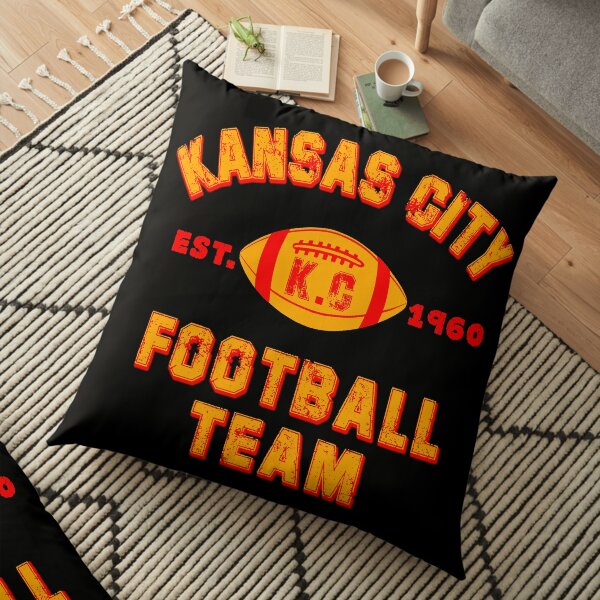 Kansas city football team est 1960 chiefs jersey Floor Pillow