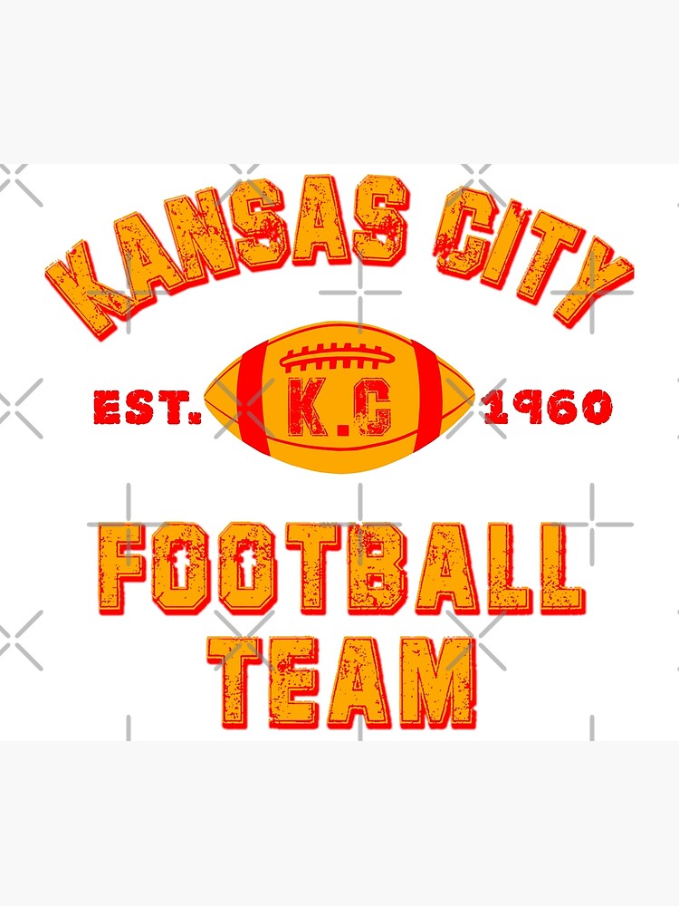 Kansas city football team est 1960 chiefs jersey Poster for Sale by  GoodyLeo