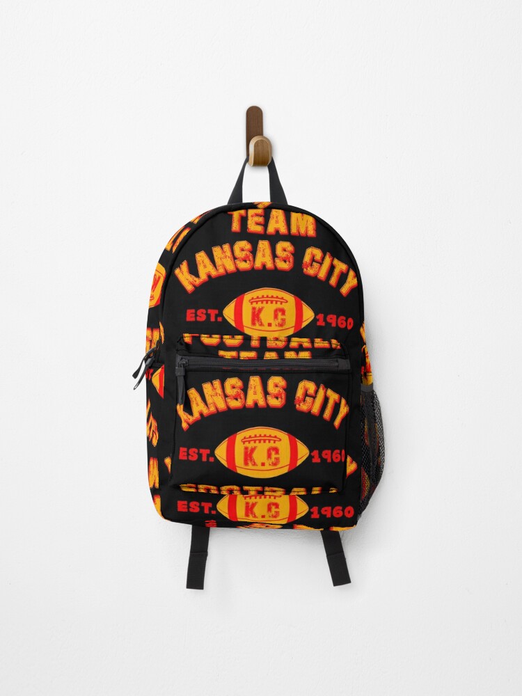 Kansas city football team est 1960 chiefs jersey' Backpack for