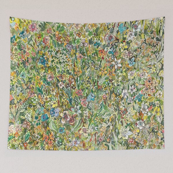 Item preview, Millefleurs tapestry designed and sold by fishtower.