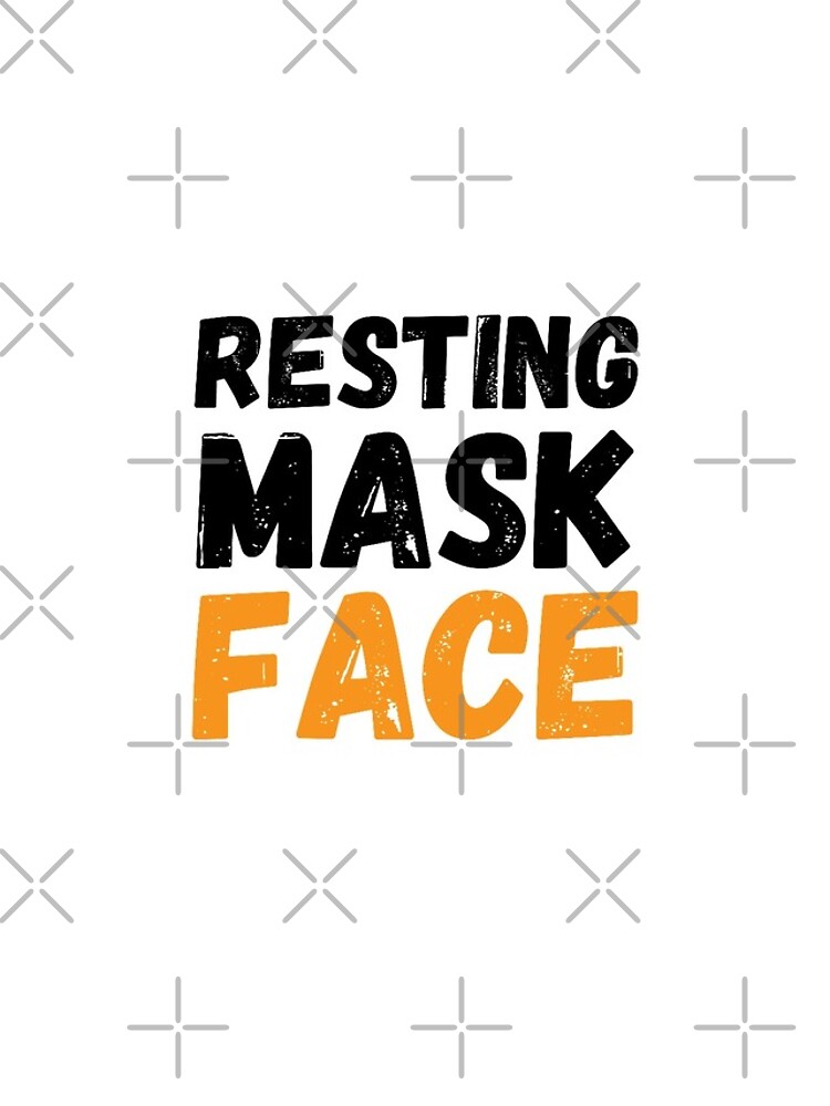 Thumbnail 4 of 4, iPhone Case, Resting Mask Face | funny joke designed and sold by CodingForTech.