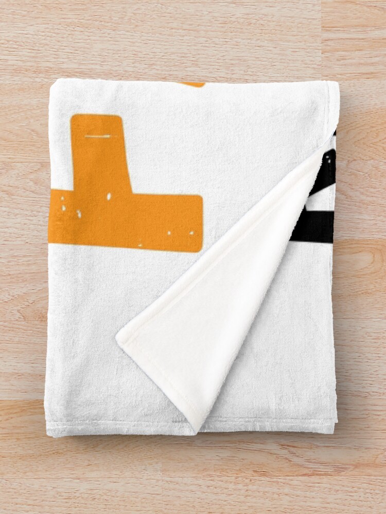 Thumbnail 3 of 6, Throw Blanket, Resting Mask Face | funny joke designed and sold by CodingForTech.