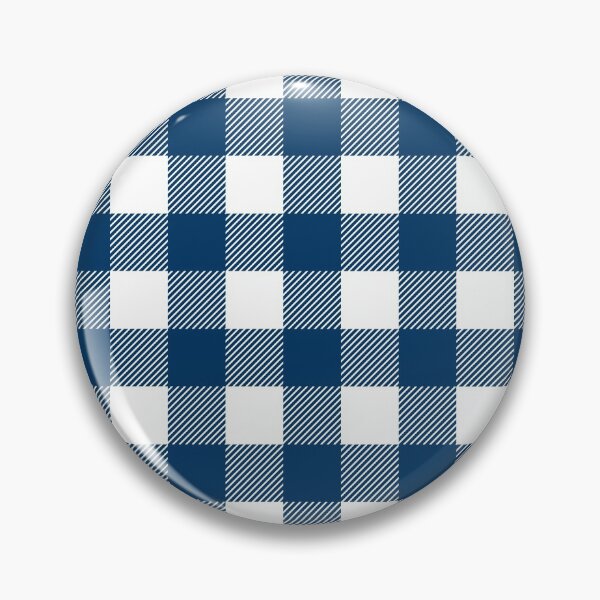 Item preview, Dark Blue and White Buffalo Check designed and sold by beezymurphy.