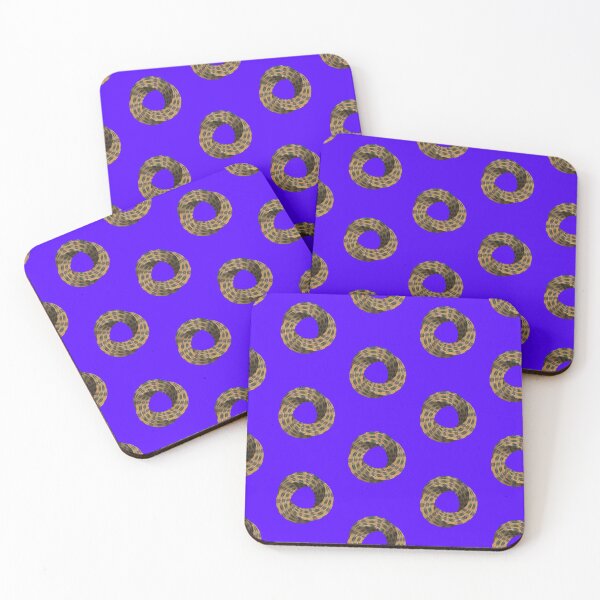 Item preview, Colorama patterns round hypnotic bright purple designed and sold by Joie-et-Poesie.