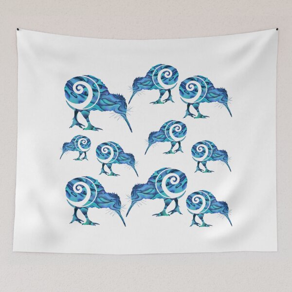 Item preview, Paua kiwi pattern  designed and sold by Mayakiwi.