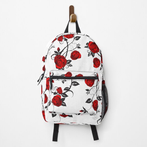 Item preview, Red Vector Roses pattern, floral design designed and sold by cool-shirts.