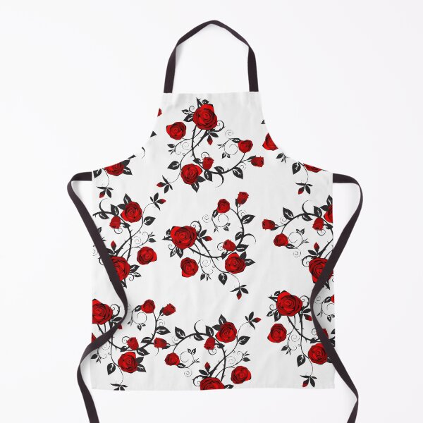 Item preview, Red Vector Roses pattern, floral design designed and sold by cool-shirts.