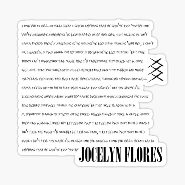 Xxxtentacion Look At Me Stickers Redbubble - roblox id code for jocelyn flores