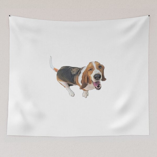 Item preview, Winking Basset designed and sold by ProtanDesign.