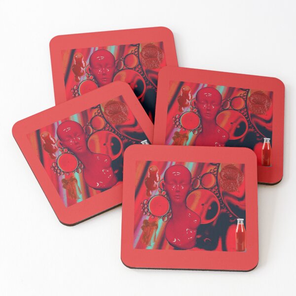 Item preview, Ketchup Abstract Art Sticker designed and sold by Swooncake Press.