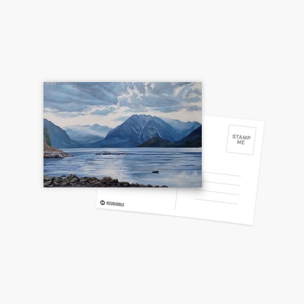 Malibu, Canada - Fine Art, Landscape Painting Postcard