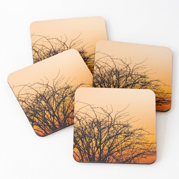 Item preview, Silhouette of branch and sunset designed and sold by Stéphane  Thirion.