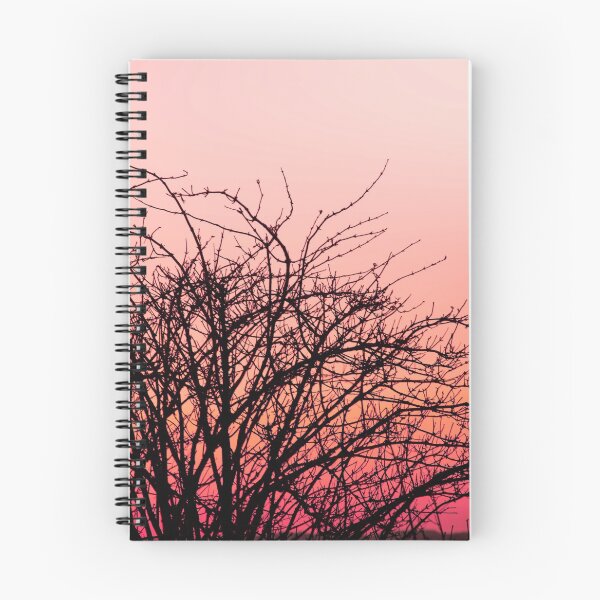 Item preview, Silhouette of branch and pink sunset designed and sold by Stéphane  Thirion.