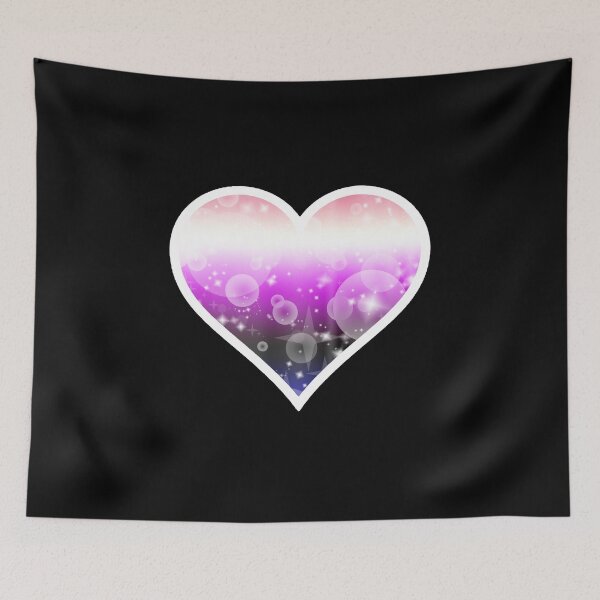 Item preview, Genderfluid Pride Sparkle Heart designed and sold by Bumblefuzzies.