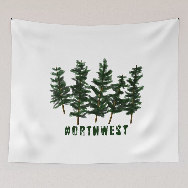 Item preview, Northwest Evergreen Trees designed and sold by NancyMerkle.