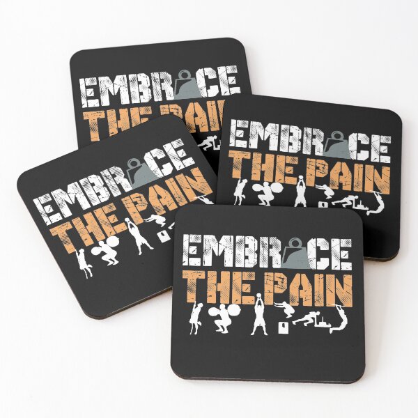 Item preview, Embrace The Pain - Crossfit Women, Deadlift, Squats, Burpees designed and sold by Desiznn.