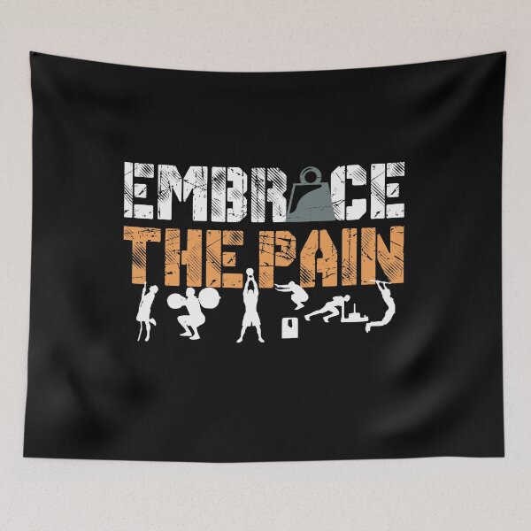 Item preview, Embrace The Pain - Crossfit Women, Deadlift, Squats, Burpees designed and sold by Desiznn.
