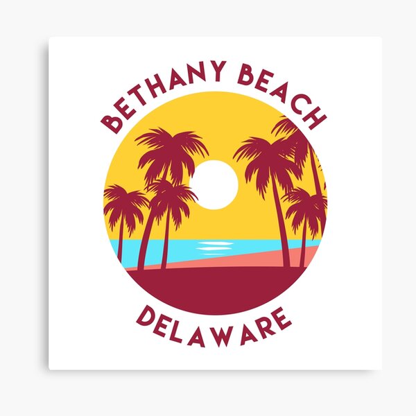 Bethany Beach Boardwalk Canvas Prints Redbubble