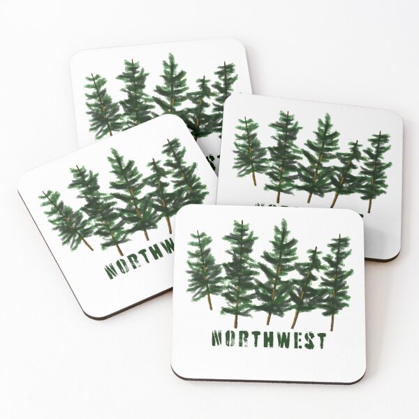 Item preview, Northwest Evergreen Trees designed and sold by NancyMerkle.