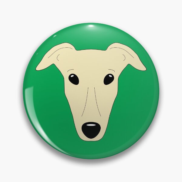Item preview, Fawn greyhound green background designed and sold by houndpixnz.