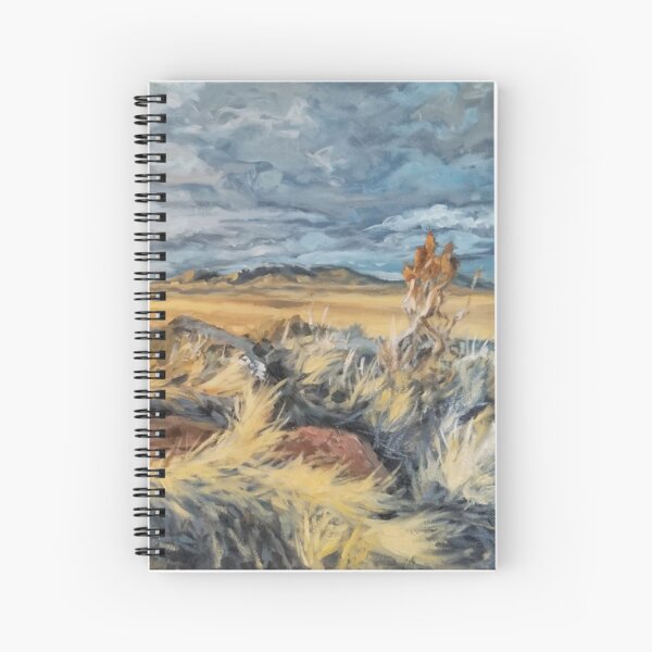 Montana Hills - Fine Art, Landscape Painting Spiral Notebook
