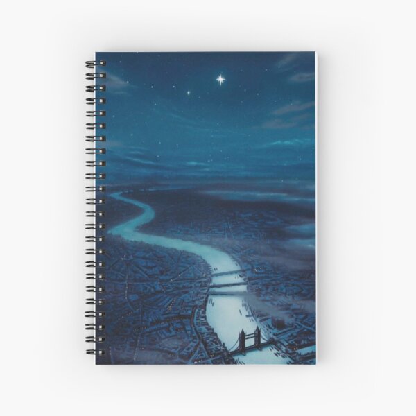 Peter Pan London Skyline Spiral Notebook