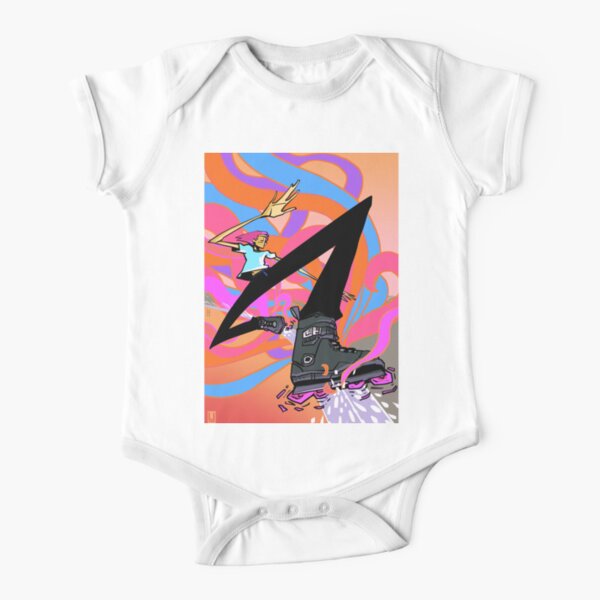 Acid Trip Short Sleeve Baby One-Piece