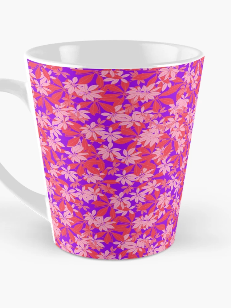 Thumbnail 3 of 4, Coffee Mug, Pink Flowers Pattern designed and sold by DesignCodeStore.
