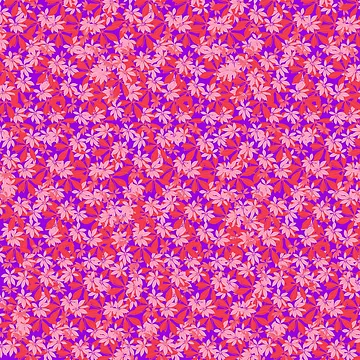 Artwork thumbnail, Pink Flowers Pattern by DesignCodeStore