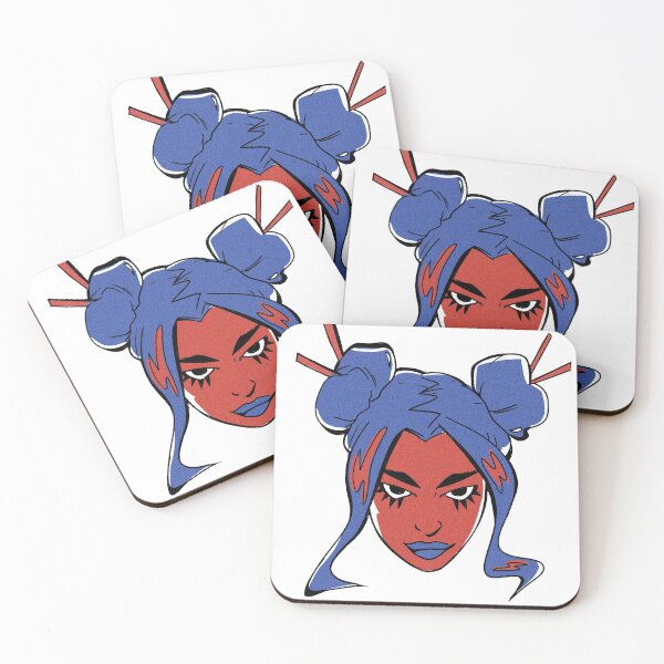 Item preview, Chopsticks Hair Girl designed and sold by madmizu.