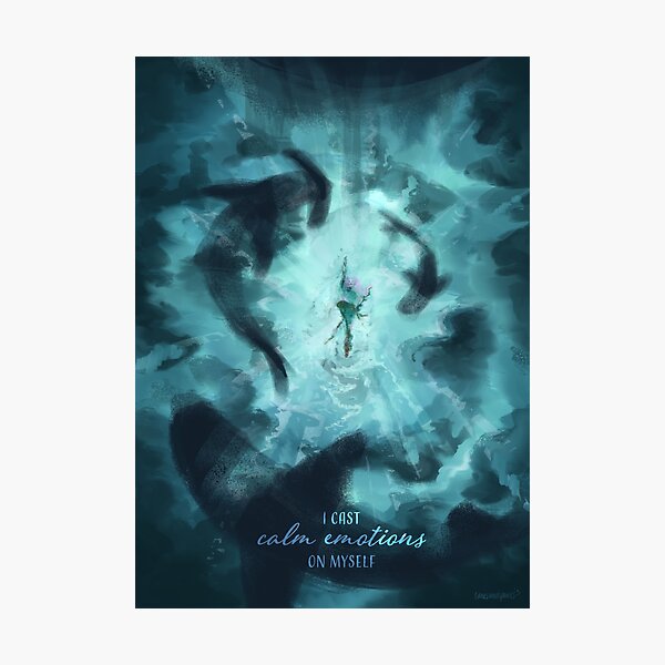 Item preview, I Cast Calm Emotions On Myself designed and sold by lanesandsparks.