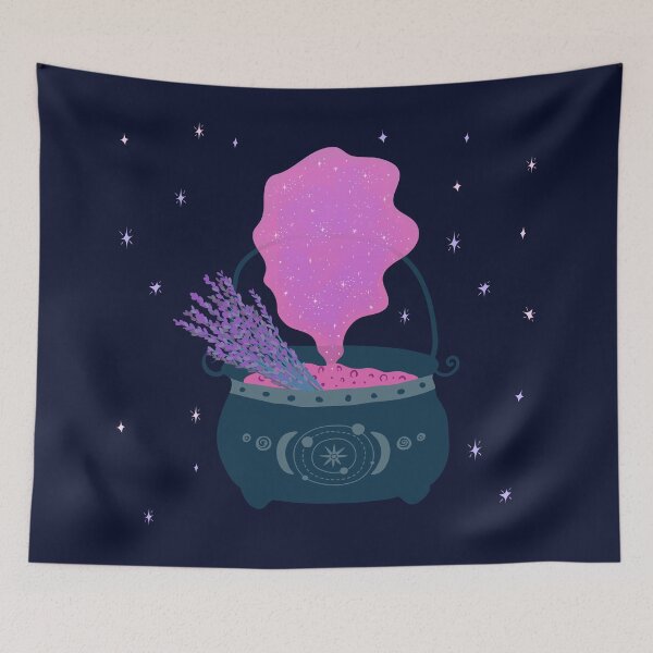 Item preview, Purple Magical Bubbling Cauldron designed and sold by Alicia Chee.