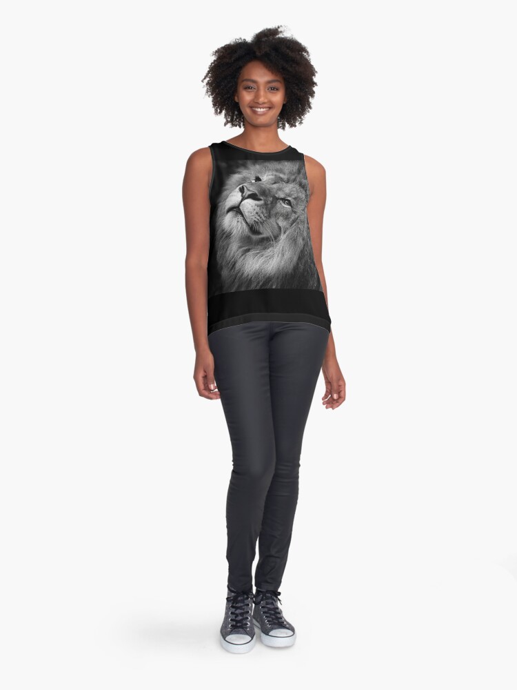 Alternate view of Male Lion King of Jungle Sleeveless Top